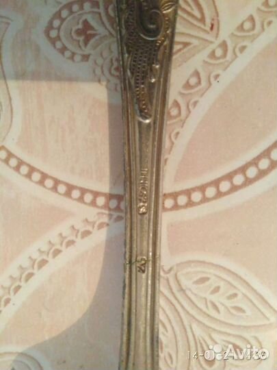 Мельхиоровые Вилки Ножи с посирибрением