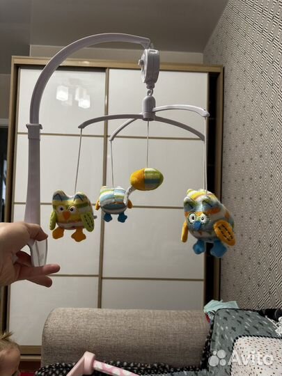 Мобиль на кроватку, музыкальный