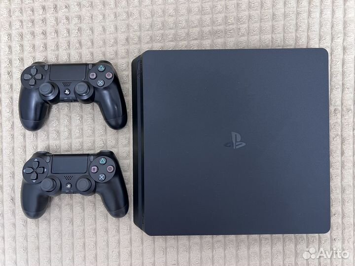 PlayStation 4 Slim 1Tb + 55 игр