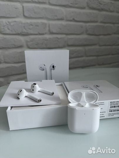 Беспроводные наушники apple airpods 2