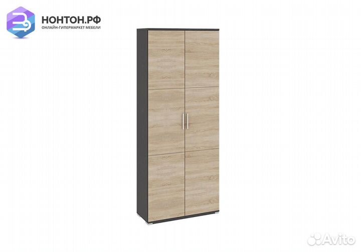 Шкаф 2-дверный Успех-2 венге цаво / дуб сонома