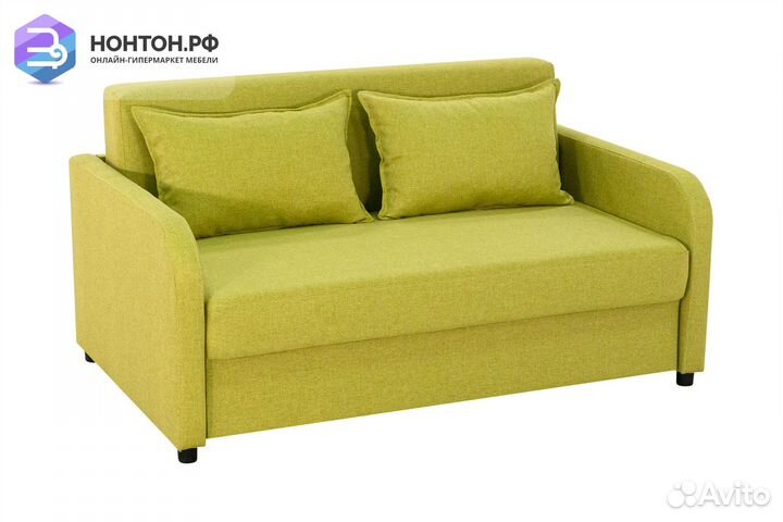 Диван еврокнижка Алекс 2 оливковый