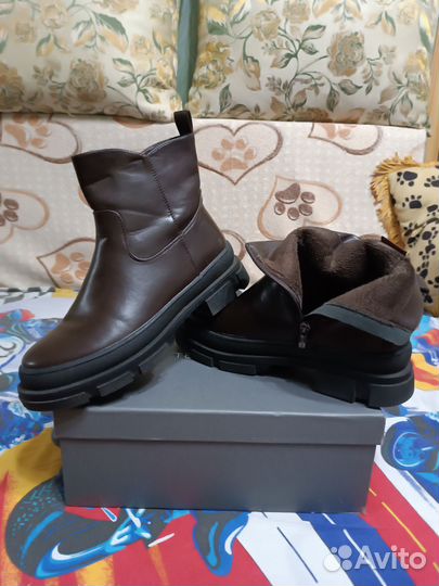 Ботинки женские демисезонные 38 39 бу