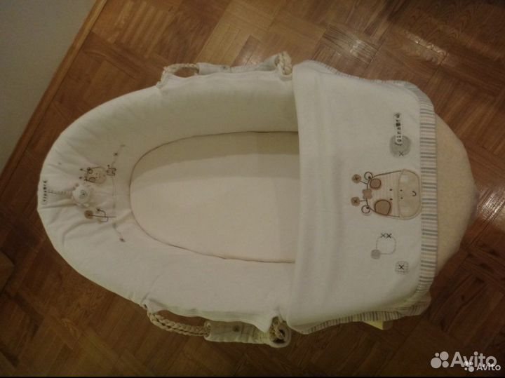 Плетеная корзина люлька от 0 до 6 месяцев