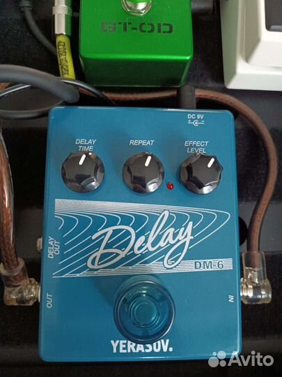 Гитарная педаль эффектов yerasov DM-6 Delay + Б/П