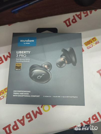 Наушники TWS Anker Soundcore Liberty 3 Pro