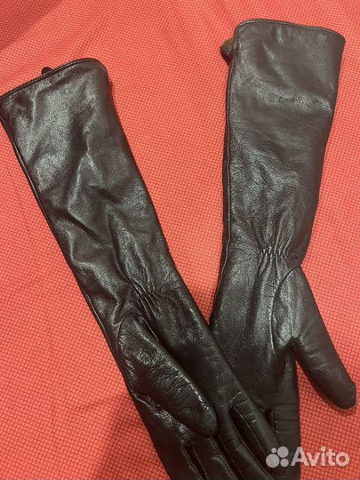 Перчатки женские кожаные 7 размер