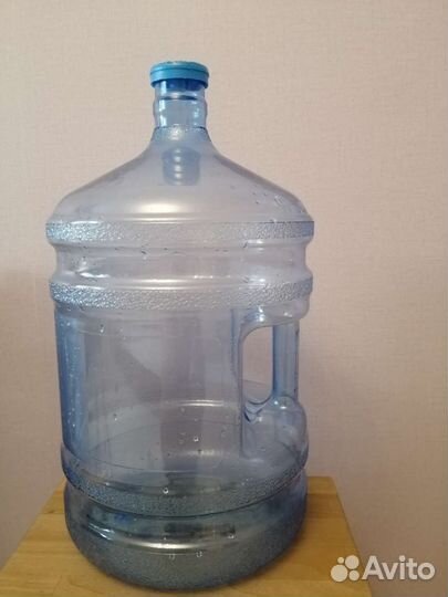 Бутыль 19 литров с ручкой и крышкой для воды
