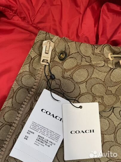 Пуховик женский Coach