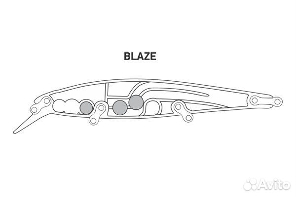 Воблер LureMax blaze 115SP MR-078 17 г