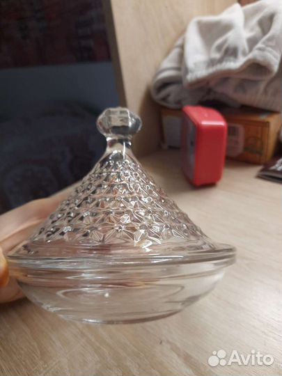 Емкость стеклянная конус