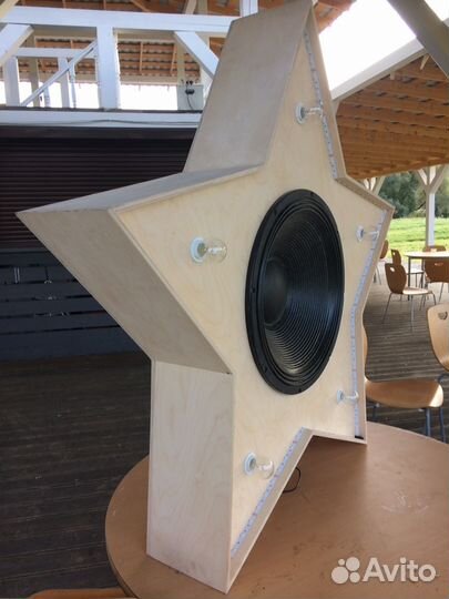 Светильник декорация Ретро звезда с лампочками