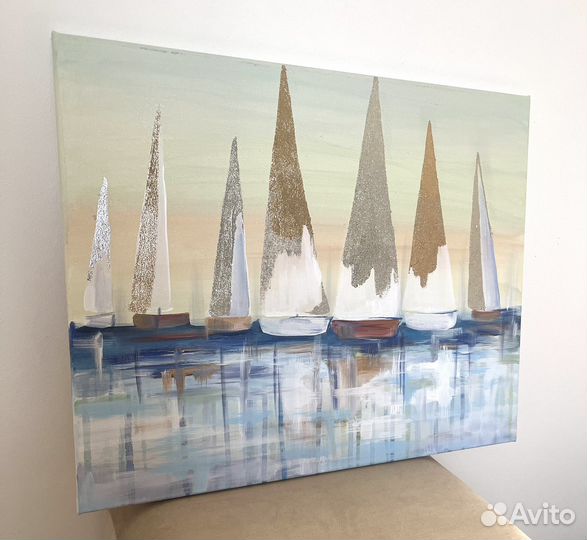 Картина на холсте ручной работы 