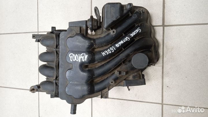 Коллектор впускной Skoda Octavia 1,6