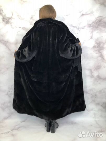 Шуба из норки в пол