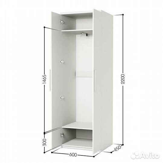 Шкаф «Мелодия мш-21» 60х45 см