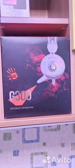 Игровые наушники с микрофоном Bloody G300