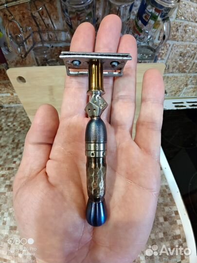 Титановая ручка для бритвенного станка 