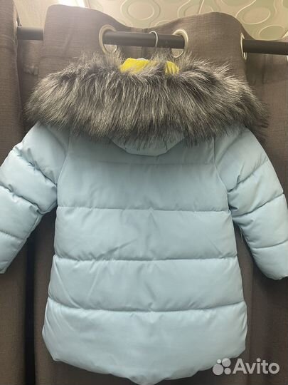 Куртка зимняя на девочку 98-104
