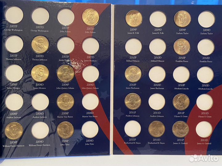 Монеты США Президенты 1. Штаты и Нац Парки 25