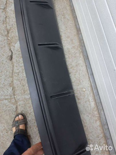 Hyundai solaris 2 юбка заднего бампера