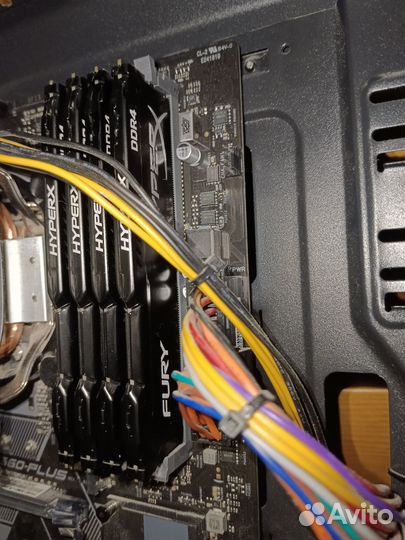 Оперативная память ddr4 hyperx furi 4 гб 2133 гц