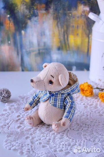 Медвежонок ручной работы подарок для души