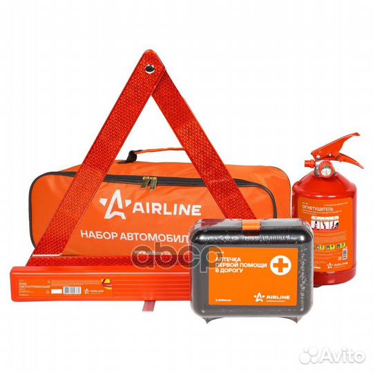 Набор автомобилиста эко (знак, аптечка, огнетуш