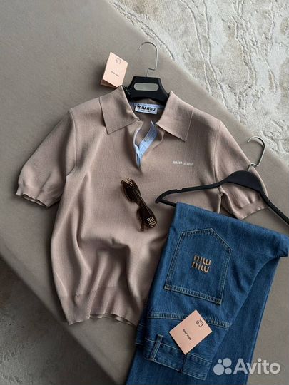 Поло и юбка m1u m1u