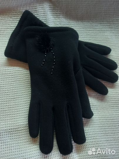 Перчатки зимние женские