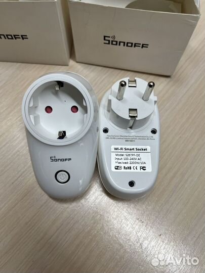 Розетка WiFi Sonoff Новая