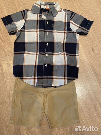 Рубашка + шорты на 6-7 лет