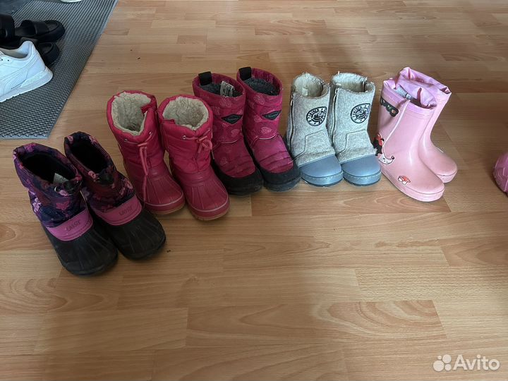 Ботинки зимние для девочки 28,29 размера