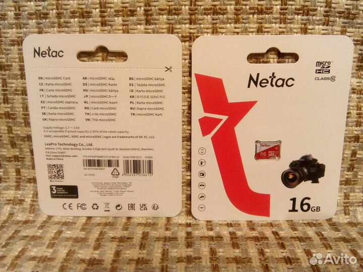 Карта памяти micro sd 128gb - netak