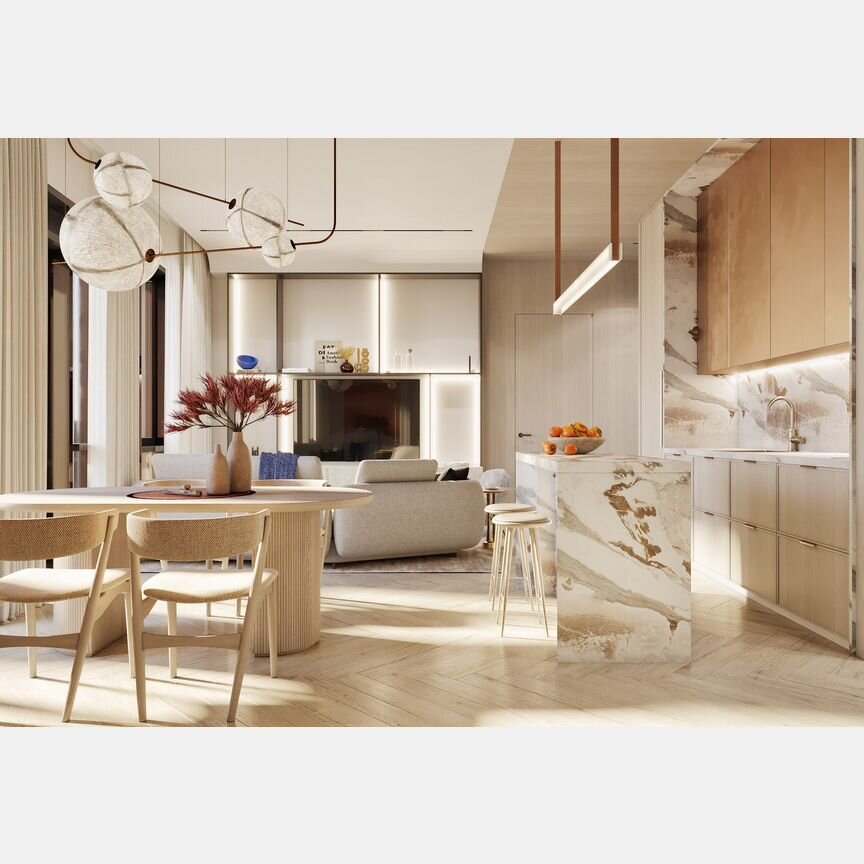 4-к. квартира, 127,6 м², 18/23 эт.