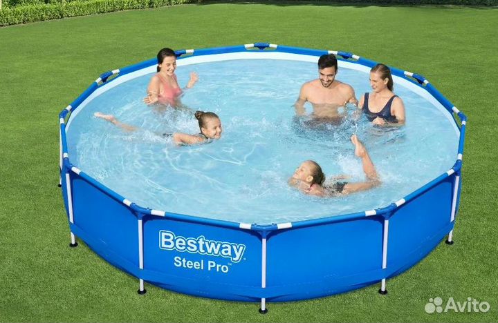 Бассейн Bestway Steel Pro 56681 366х366х76 см