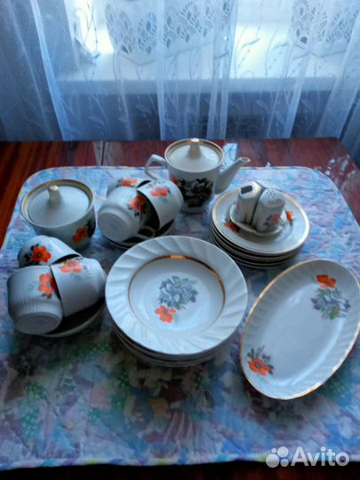 Набор столовой посуды на 6 персон новый