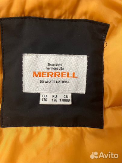 Мужская зимняя куртка Merrell черная 48