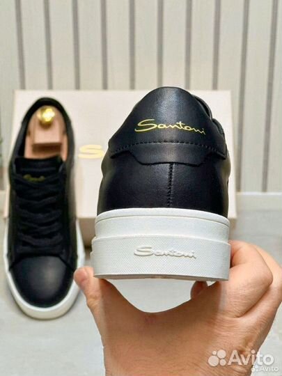 Кеды Salvatore Ferragamo натуральная кожа премиум