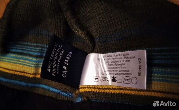 Шапка arcteryx made in italy винтаж