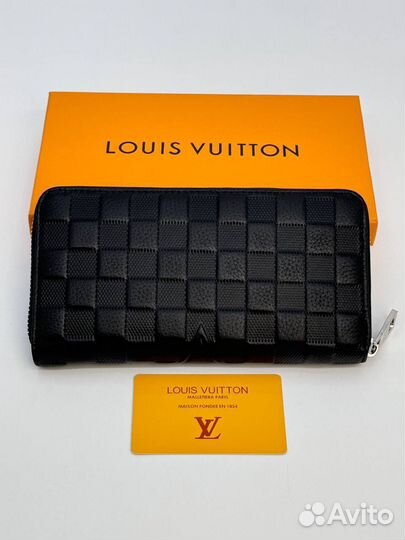 Кошелек мужской кожаный louis vuitton