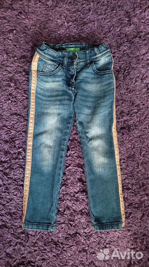 Джинсы для девочки benetton 98-104