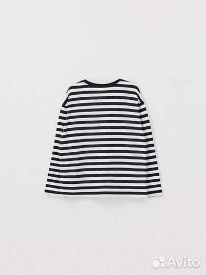 Лонгслив Sela 140 полосатый оверсайз новый