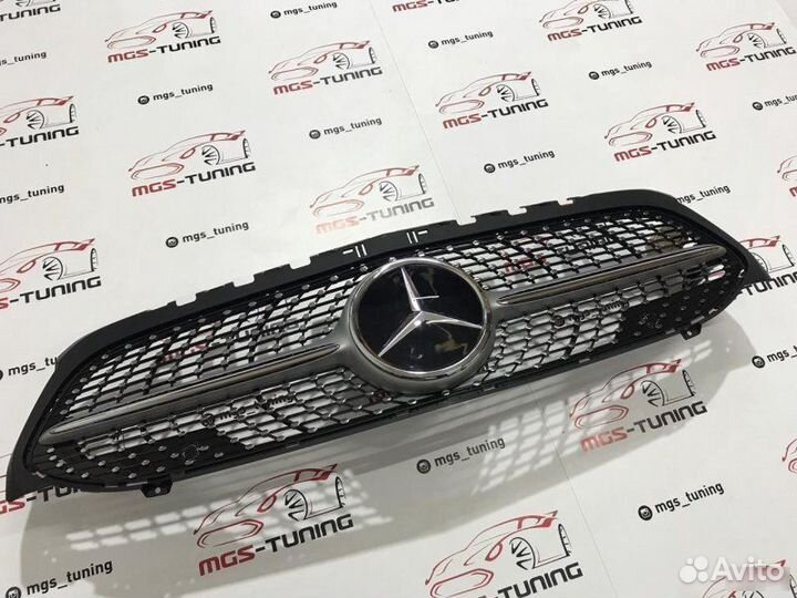 Решетка Mercedes A W177 Diamond Silver Дистроник