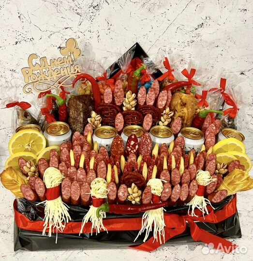 Мужчкие букеты съедобные, корзины, наборы, подарок