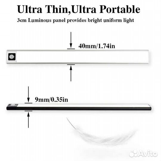 Светодиодный светильник с датчиком движения