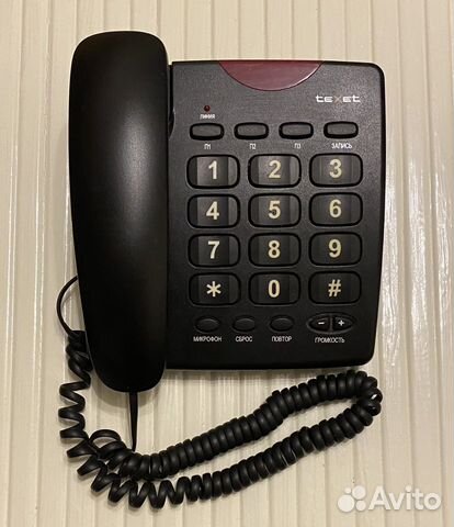Проводной телефон texet
