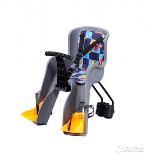 Детское велокресло сиденье на раму на велосипед