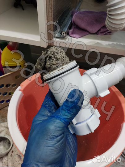 Устранение засоров, прочистка канализации