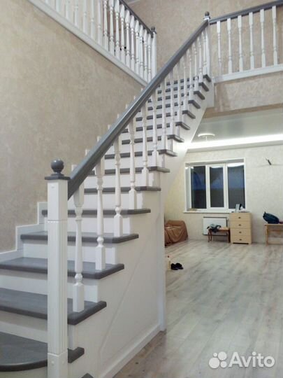 Отделка бетонных лестниц